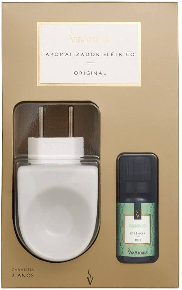 AROMATIZADOR ELETRICO VIA AROMA ORIGINAL C/BAMBOO