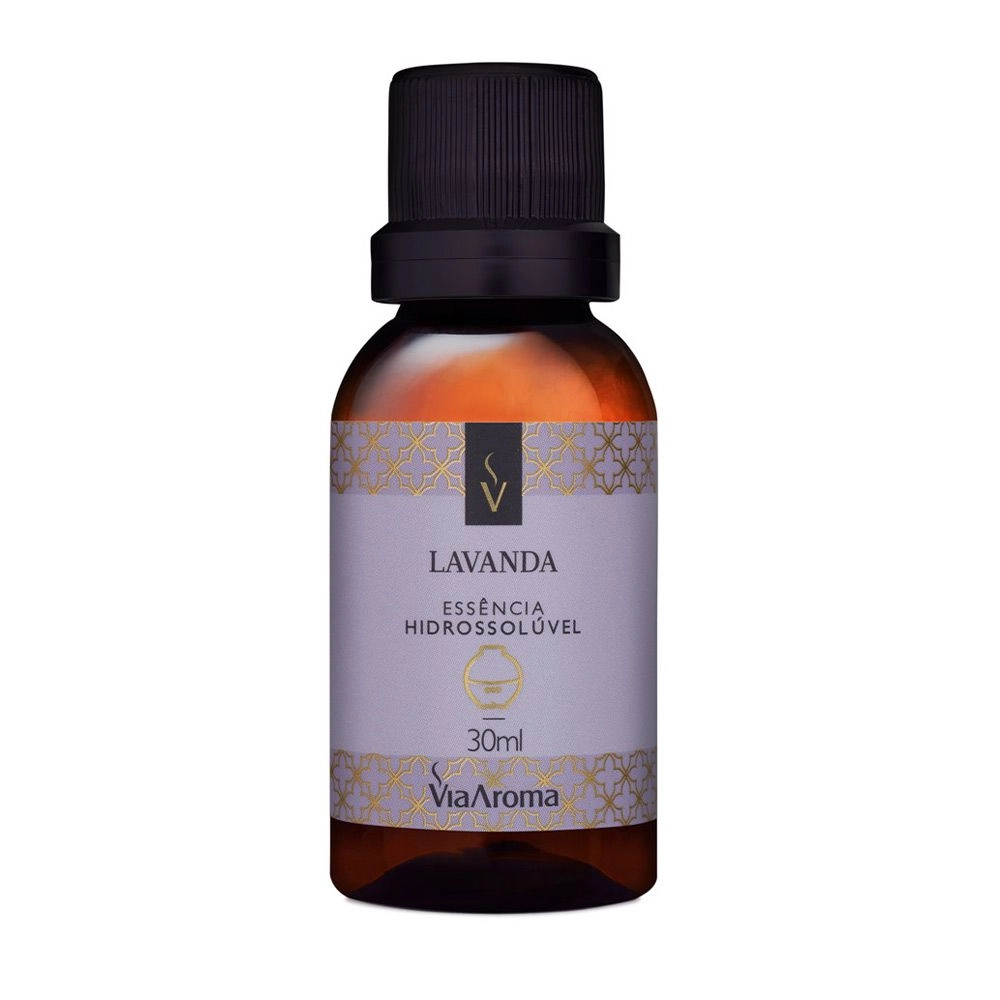 ESSENCIA HIDROSSOLUVEL VIA AROMA 30ML CLASSICA LAVANDA