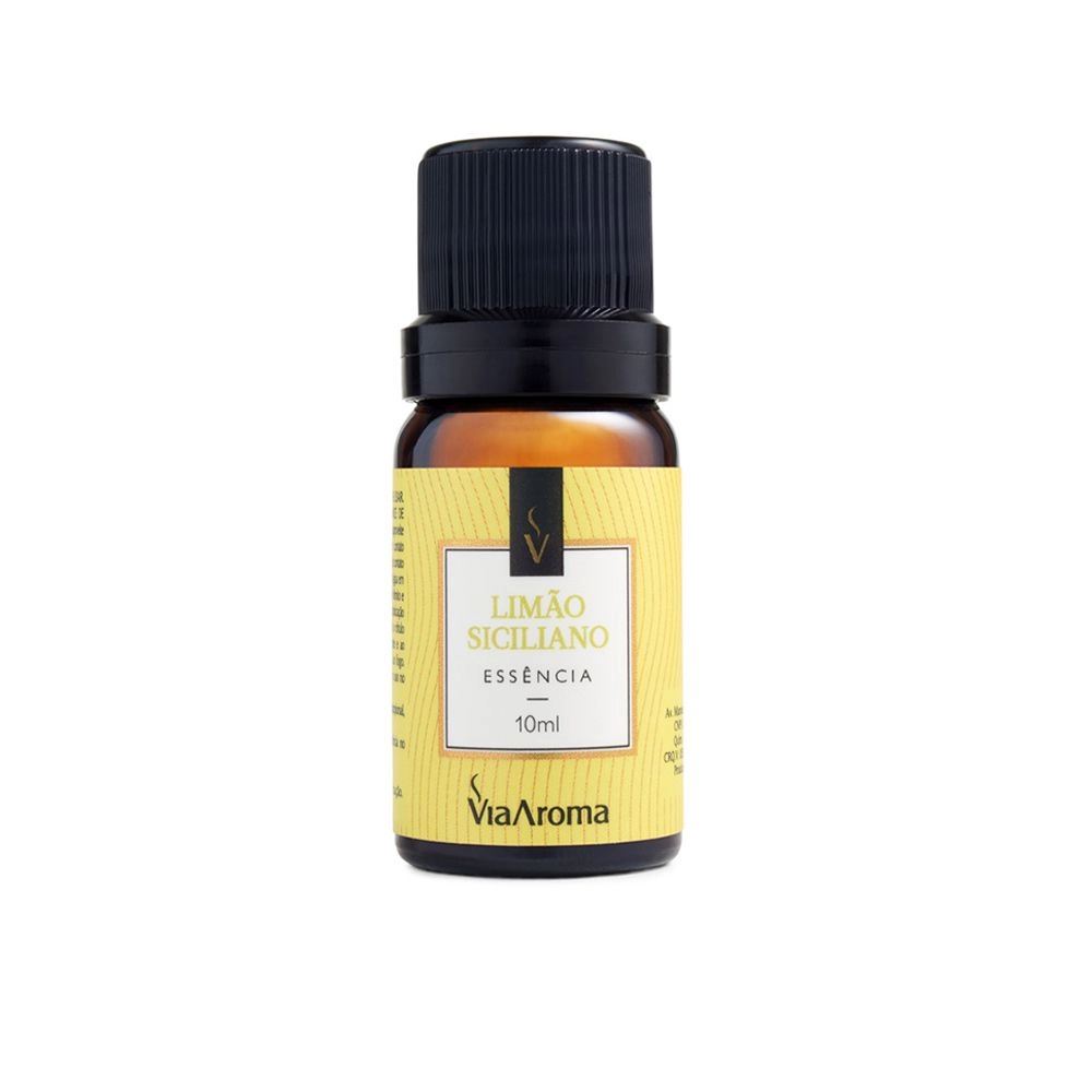 ESSENCIA VIA AROMA 10ML CLASSICA LIMAO SICILIANO