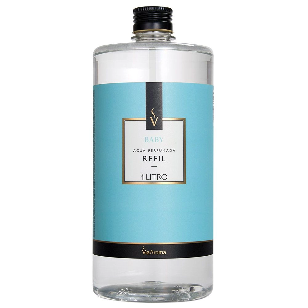 REFIL VIA AROMA 1LT AGUA PERFUMADA CLASSICA BABY