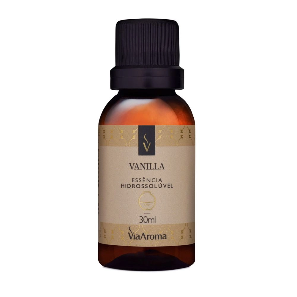 ESSENCIA HIDROSSOLUVEL VIA AROMA 30ML CLASSICA VANILLA
