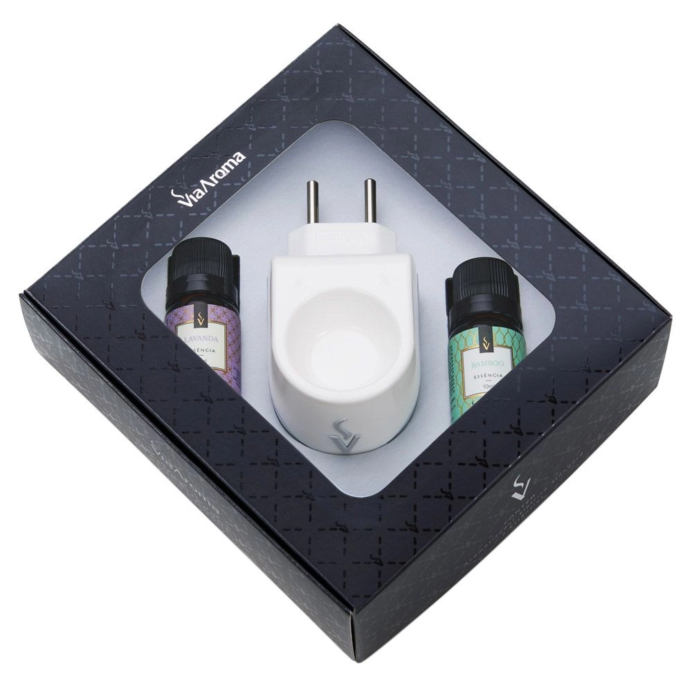 AROMATIZADOR ELETRICO KIT PRESENTE STANDARD BAMBOO/LAVANDA