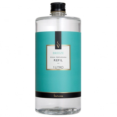REFIL VIA AROMA 1LT AGUA PERFUMADA CLASSICA BREEZE - Imagem 1