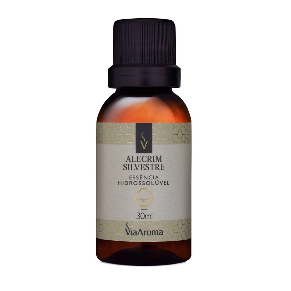 ESSENCIA HIDROSSOLUVEL VIA AROMA 30ML CLASSICA ALECRIM SILVESTRE