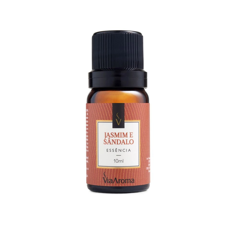 ESSENCIA VIA AROMA 10ML CLASSICA JASMIM E SANDALO